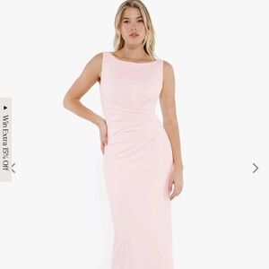 Chic Blush Maxi Dress
